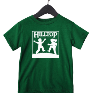 Hilltop youth shirt in kelly green