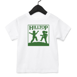 Hilltop youth shirt in white